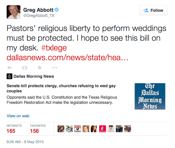 Abbott Pastor Tweet Screenshot