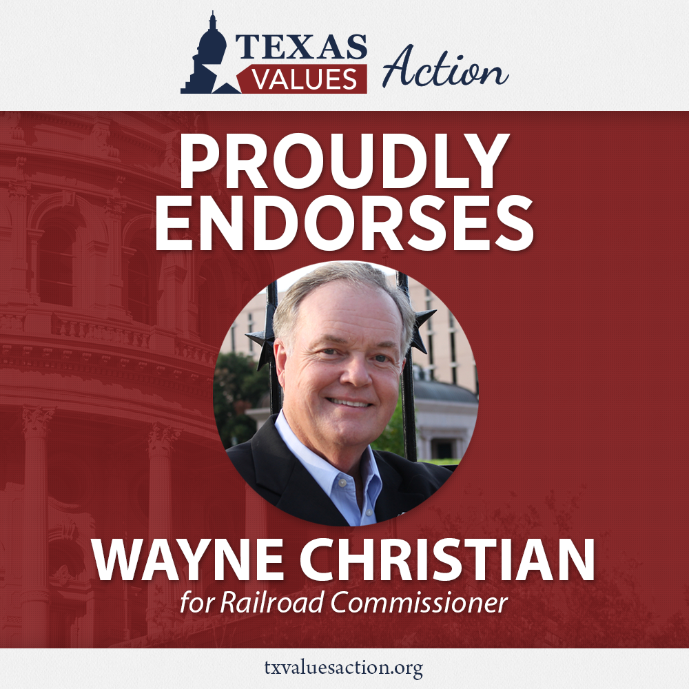 Wayne Christian endorsement graphic