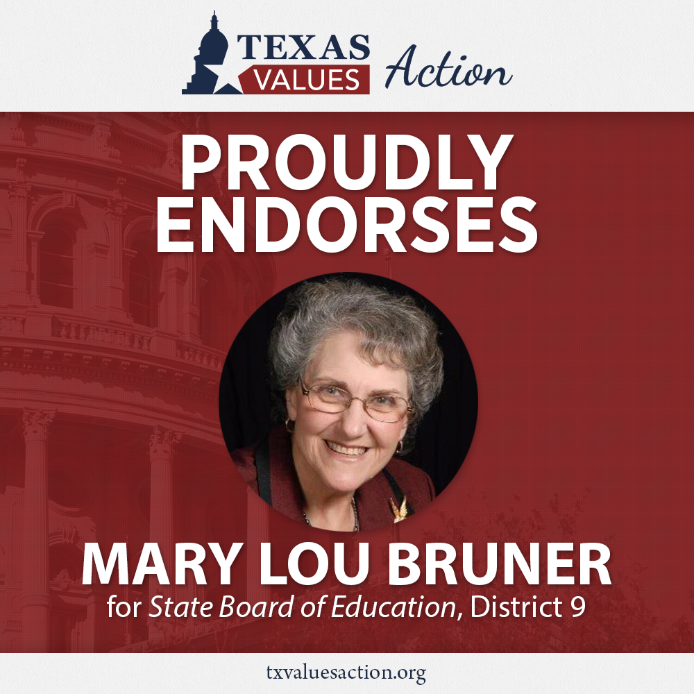 Mary Lou Bruner endorsement graphic